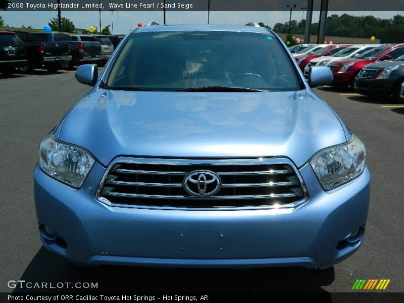Wave Line Pearl / Sand Beige 2008 Toyota Highlander Limited