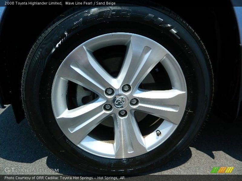 Wave Line Pearl / Sand Beige 2008 Toyota Highlander Limited