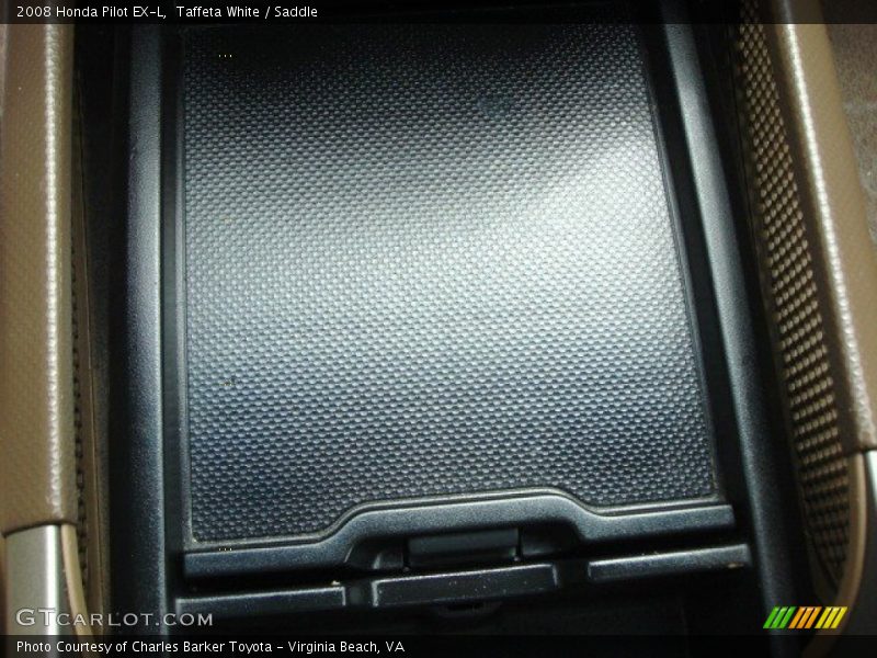Taffeta White / Saddle 2008 Honda Pilot EX-L