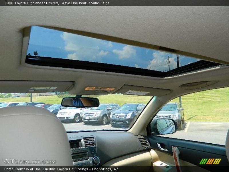 Wave Line Pearl / Sand Beige 2008 Toyota Highlander Limited