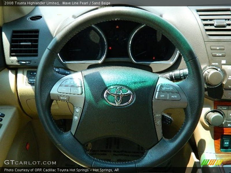 Wave Line Pearl / Sand Beige 2008 Toyota Highlander Limited