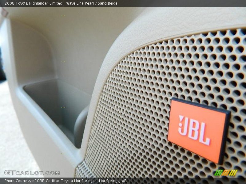 Wave Line Pearl / Sand Beige 2008 Toyota Highlander Limited