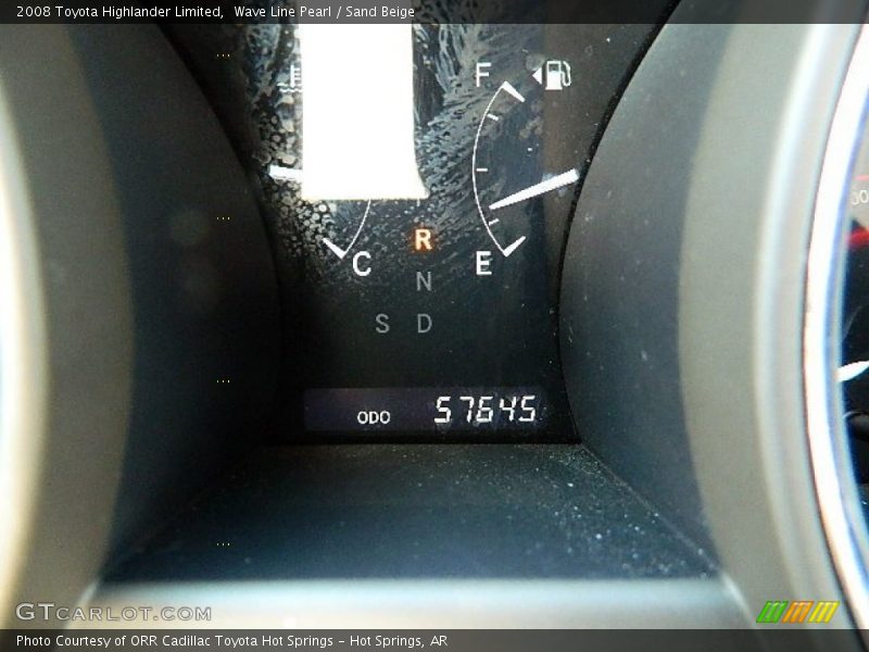 Wave Line Pearl / Sand Beige 2008 Toyota Highlander Limited