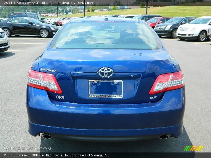 Blue Ribbon Metallic / Dark Charcoal 2011 Toyota Camry SE