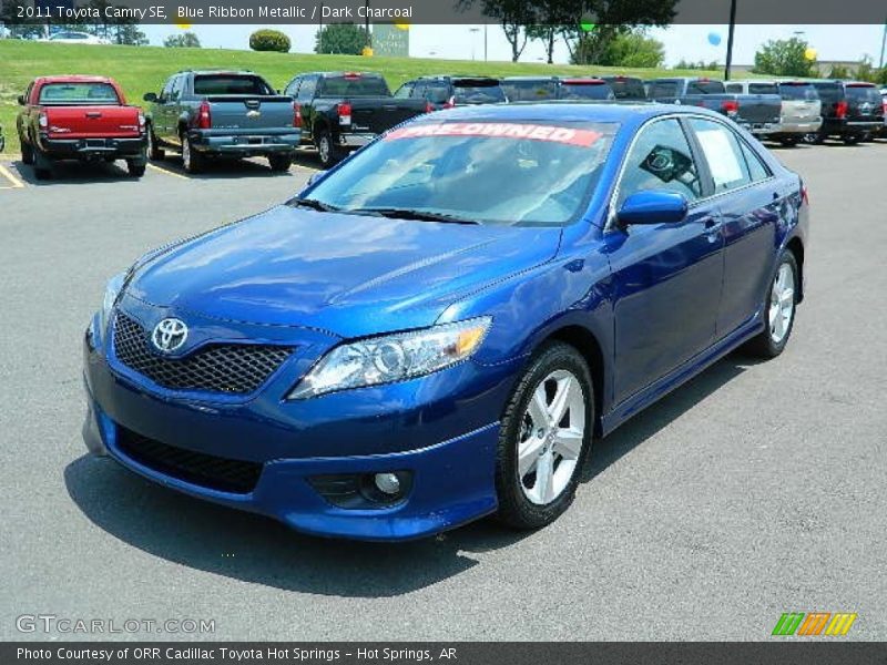 Blue Ribbon Metallic / Dark Charcoal 2011 Toyota Camry SE