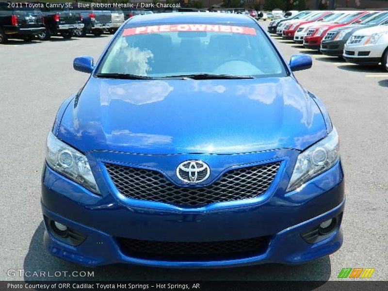 Blue Ribbon Metallic / Dark Charcoal 2011 Toyota Camry SE