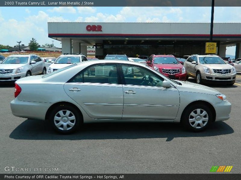 Lunar Mist Metallic / Stone 2003 Toyota Camry LE