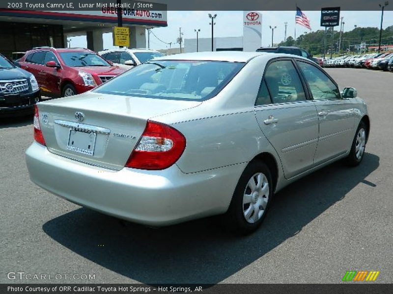 Lunar Mist Metallic / Stone 2003 Toyota Camry LE