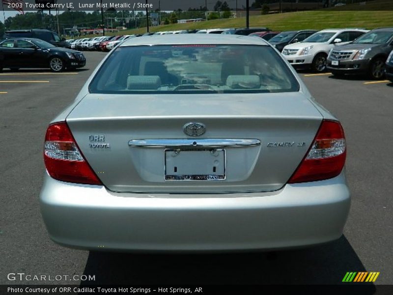 Lunar Mist Metallic / Stone 2003 Toyota Camry LE