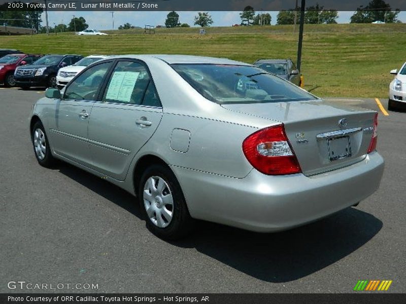 Lunar Mist Metallic / Stone 2003 Toyota Camry LE