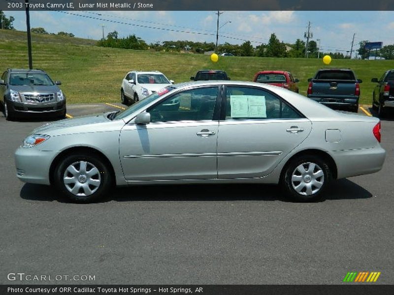 Lunar Mist Metallic / Stone 2003 Toyota Camry LE