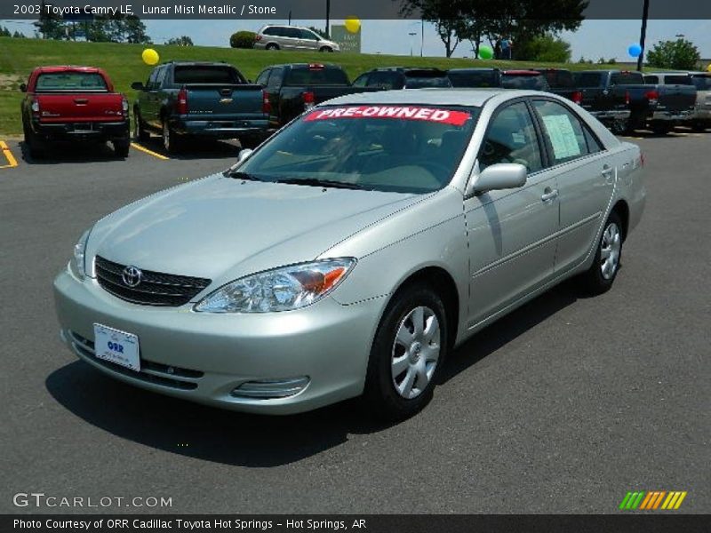 Lunar Mist Metallic / Stone 2003 Toyota Camry LE