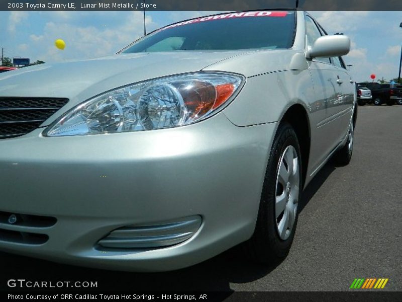 Lunar Mist Metallic / Stone 2003 Toyota Camry LE
