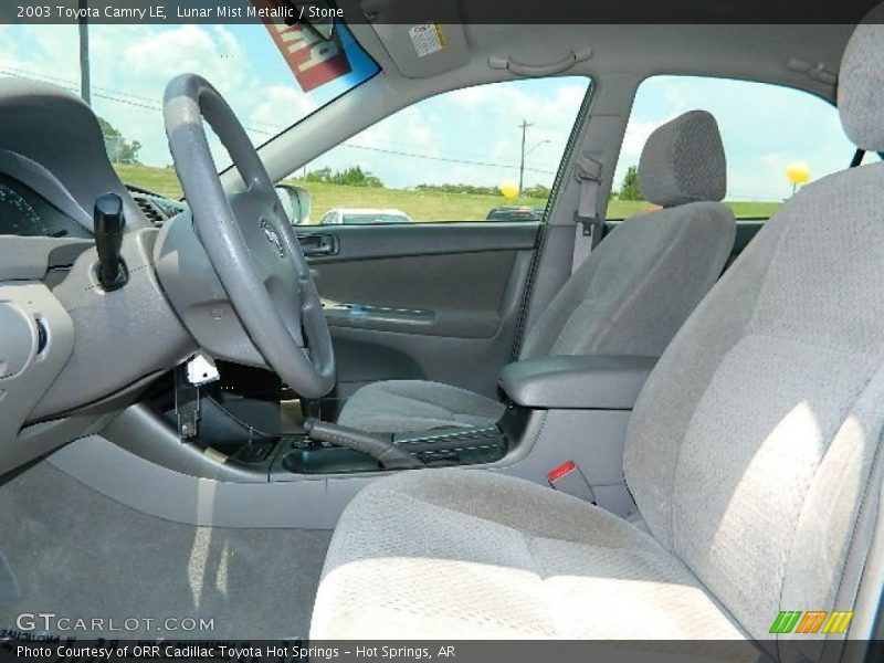 Lunar Mist Metallic / Stone 2003 Toyota Camry LE