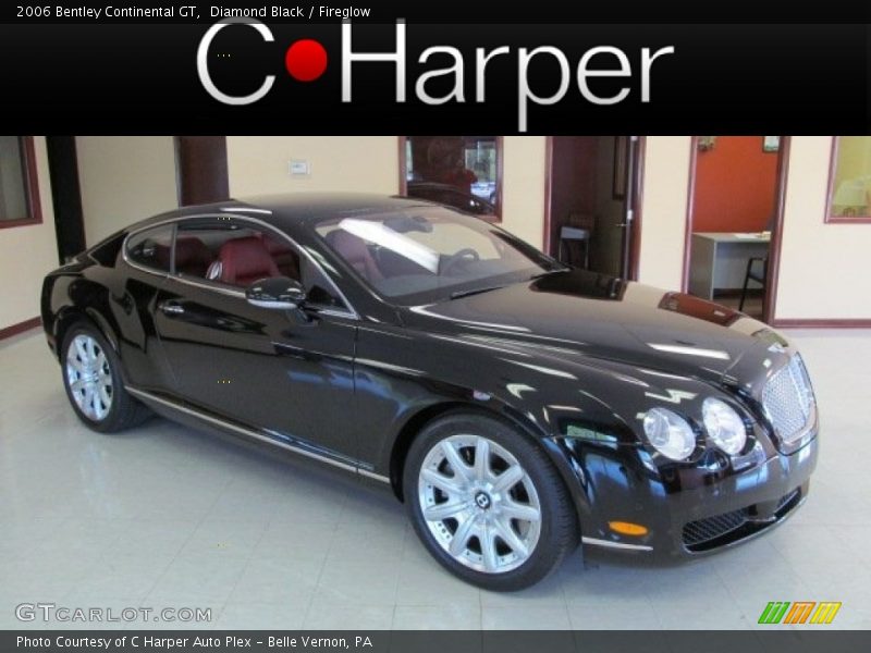 Diamond Black / Fireglow 2006 Bentley Continental GT