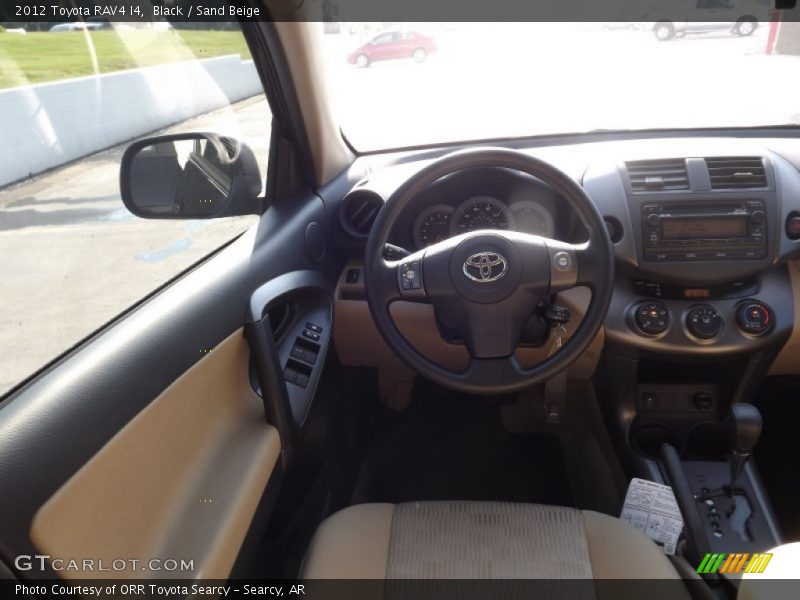 Black / Sand Beige 2012 Toyota RAV4 I4