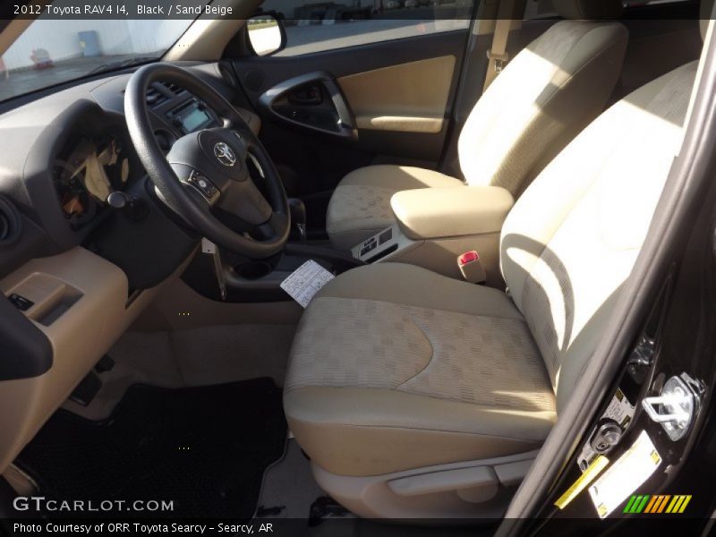 Black / Sand Beige 2012 Toyota RAV4 I4