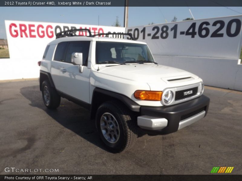 Iceberg White / Dark Charcoal 2012 Toyota FJ Cruiser 4WD