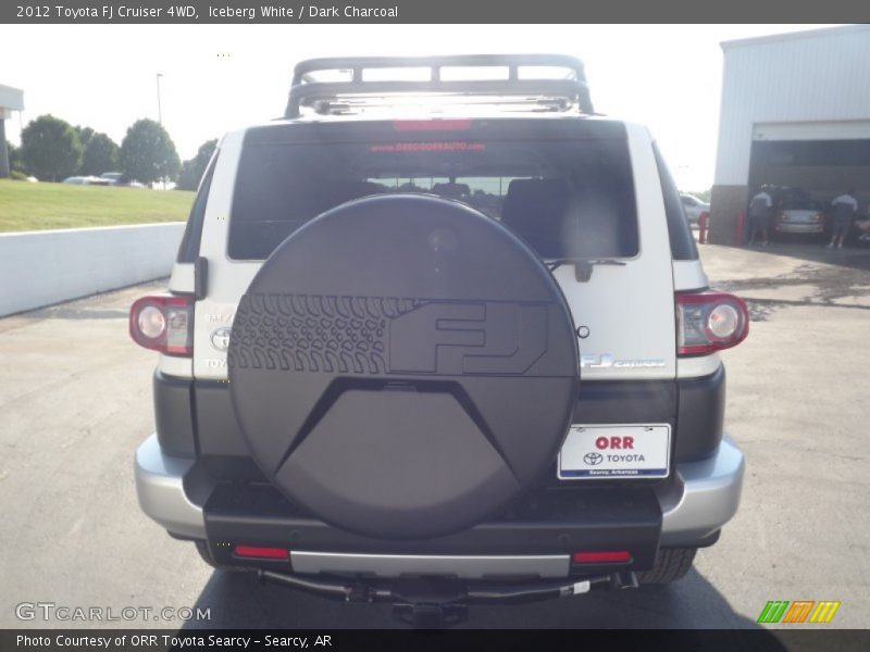 Iceberg White / Dark Charcoal 2012 Toyota FJ Cruiser 4WD