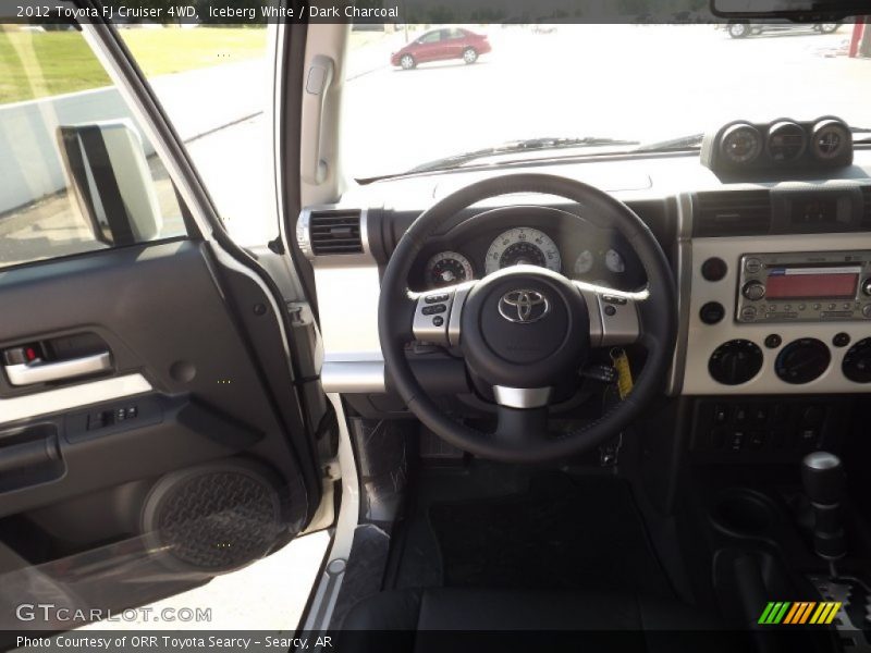 Iceberg White / Dark Charcoal 2012 Toyota FJ Cruiser 4WD