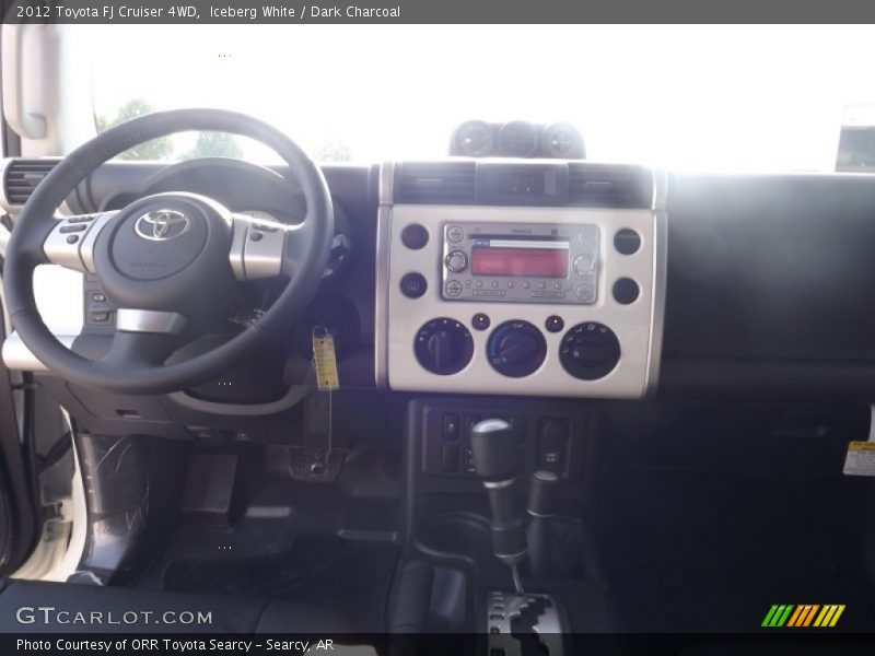 Iceberg White / Dark Charcoal 2012 Toyota FJ Cruiser 4WD