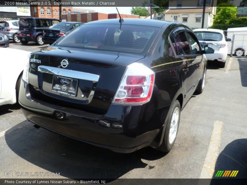 Espresso Black Metallic / Charcoal 2010 Nissan Sentra 2.0 S