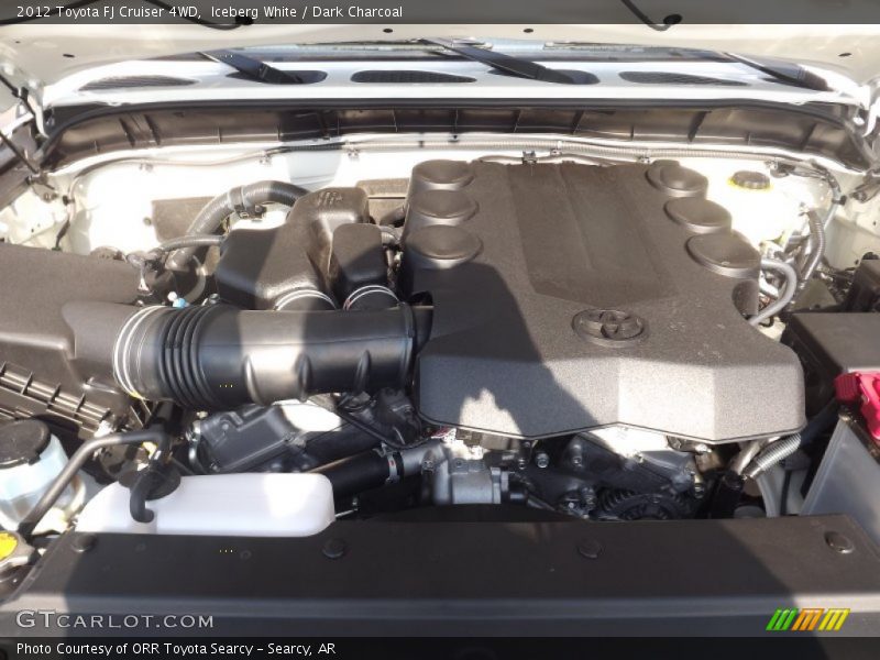 Iceberg White / Dark Charcoal 2012 Toyota FJ Cruiser 4WD