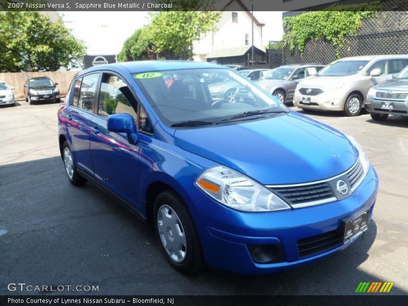 Sapphire Blue Metallic / Charcoal 2007 Nissan Versa S