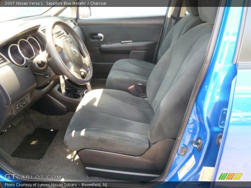 Sapphire Blue Metallic / Charcoal 2007 Nissan Versa S
