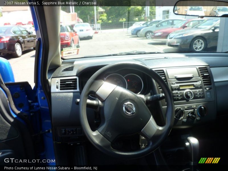 Sapphire Blue Metallic / Charcoal 2007 Nissan Versa S