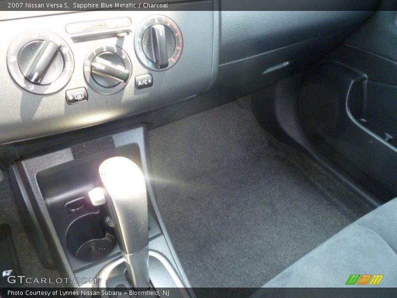 Sapphire Blue Metallic / Charcoal 2007 Nissan Versa S