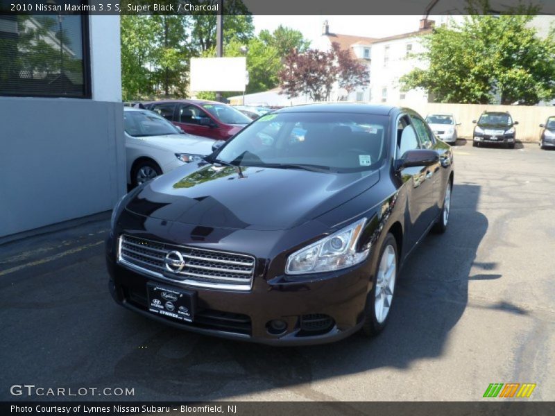 Super Black / Charcoal 2010 Nissan Maxima 3.5 S