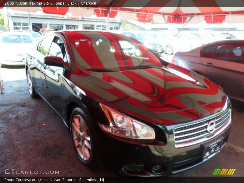 Super Black / Charcoal 2009 Nissan Maxima 3.5 S
