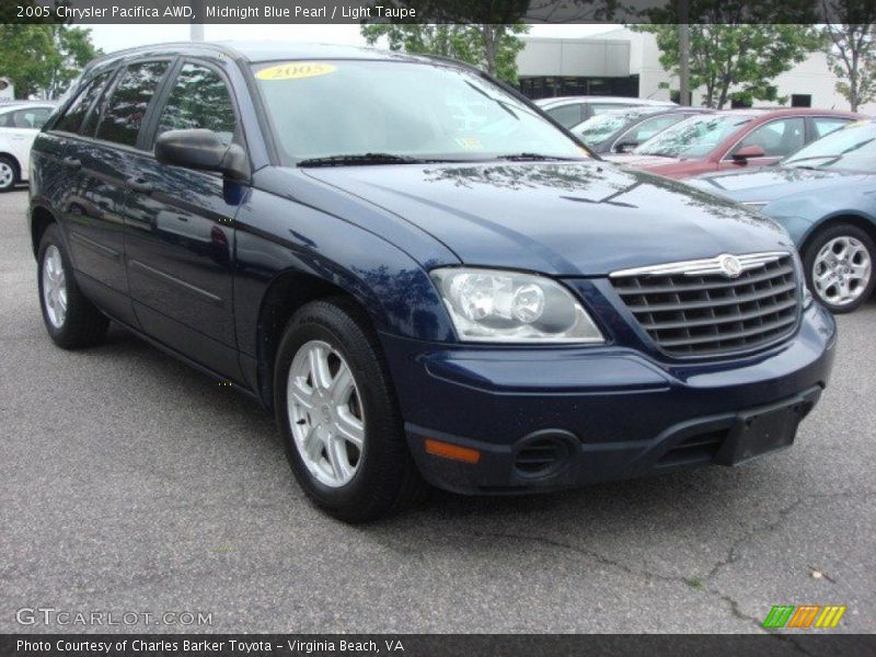 Midnight Blue Pearl / Light Taupe 2005 Chrysler Pacifica AWD