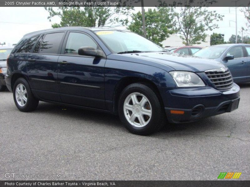 Midnight Blue Pearl / Light Taupe 2005 Chrysler Pacifica AWD