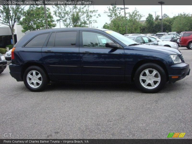 Midnight Blue Pearl / Light Taupe 2005 Chrysler Pacifica AWD