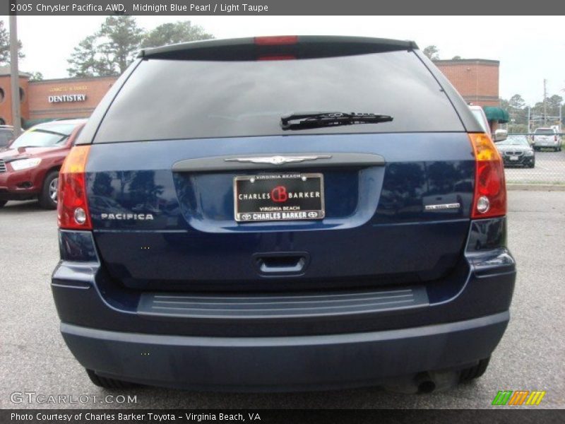Midnight Blue Pearl / Light Taupe 2005 Chrysler Pacifica AWD
