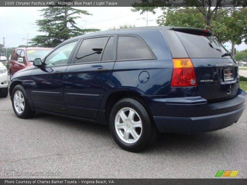Midnight Blue Pearl / Light Taupe 2005 Chrysler Pacifica AWD