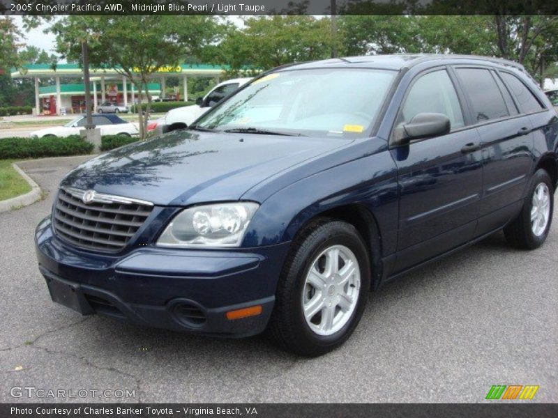Midnight Blue Pearl / Light Taupe 2005 Chrysler Pacifica AWD
