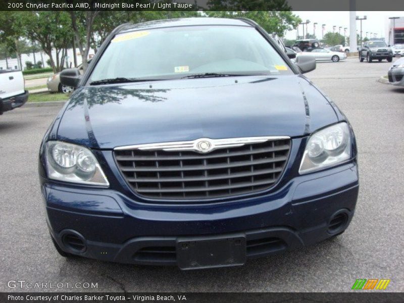 Midnight Blue Pearl / Light Taupe 2005 Chrysler Pacifica AWD