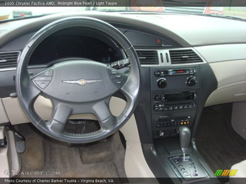 Midnight Blue Pearl / Light Taupe 2005 Chrysler Pacifica AWD