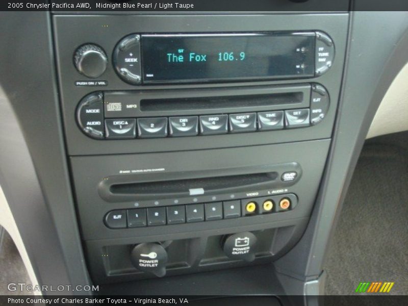 Midnight Blue Pearl / Light Taupe 2005 Chrysler Pacifica AWD