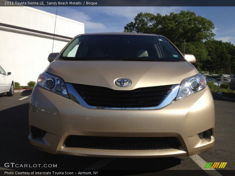 Sandy Beach Metallic / Bisque 2011 Toyota Sienna LE