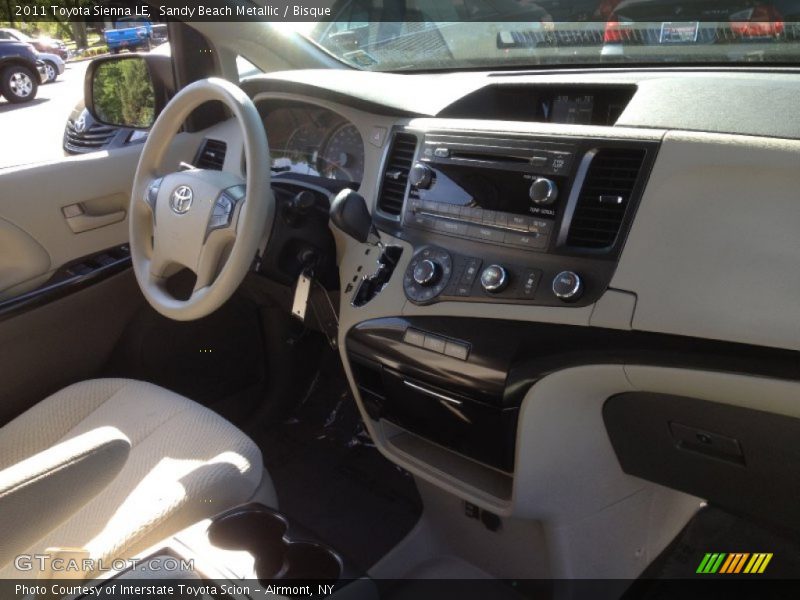 Sandy Beach Metallic / Bisque 2011 Toyota Sienna LE
