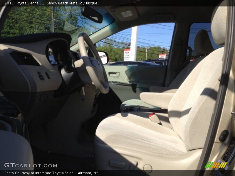 Sandy Beach Metallic / Bisque 2011 Toyota Sienna LE