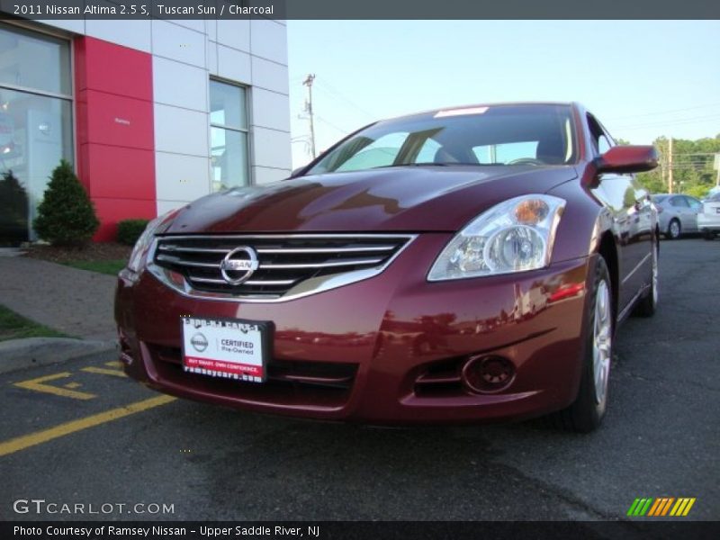 Tuscan Sun / Charcoal 2011 Nissan Altima 2.5 S