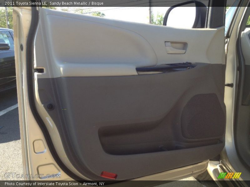 Sandy Beach Metallic / Bisque 2011 Toyota Sienna LE