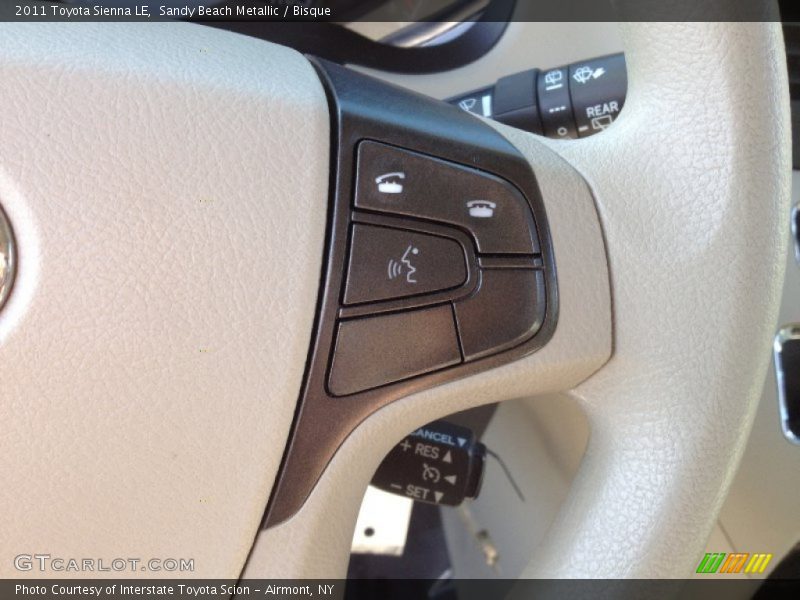 Sandy Beach Metallic / Bisque 2011 Toyota Sienna LE