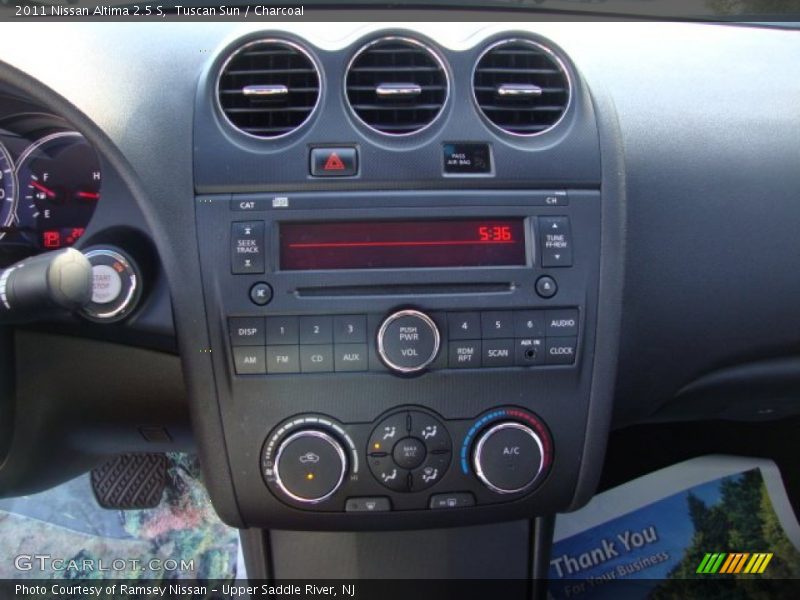 Tuscan Sun / Charcoal 2011 Nissan Altima 2.5 S