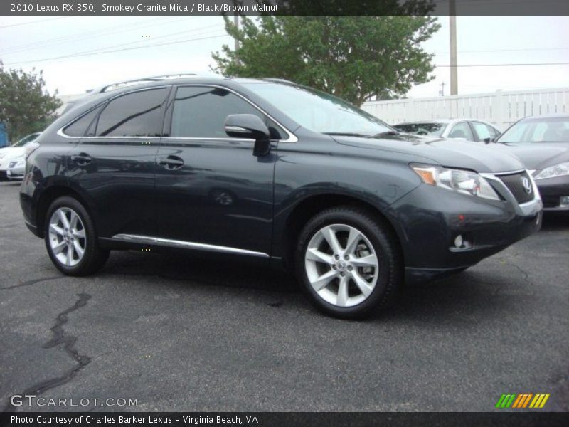 Smokey Granite Mica / Black/Brown Walnut 2010 Lexus RX 350